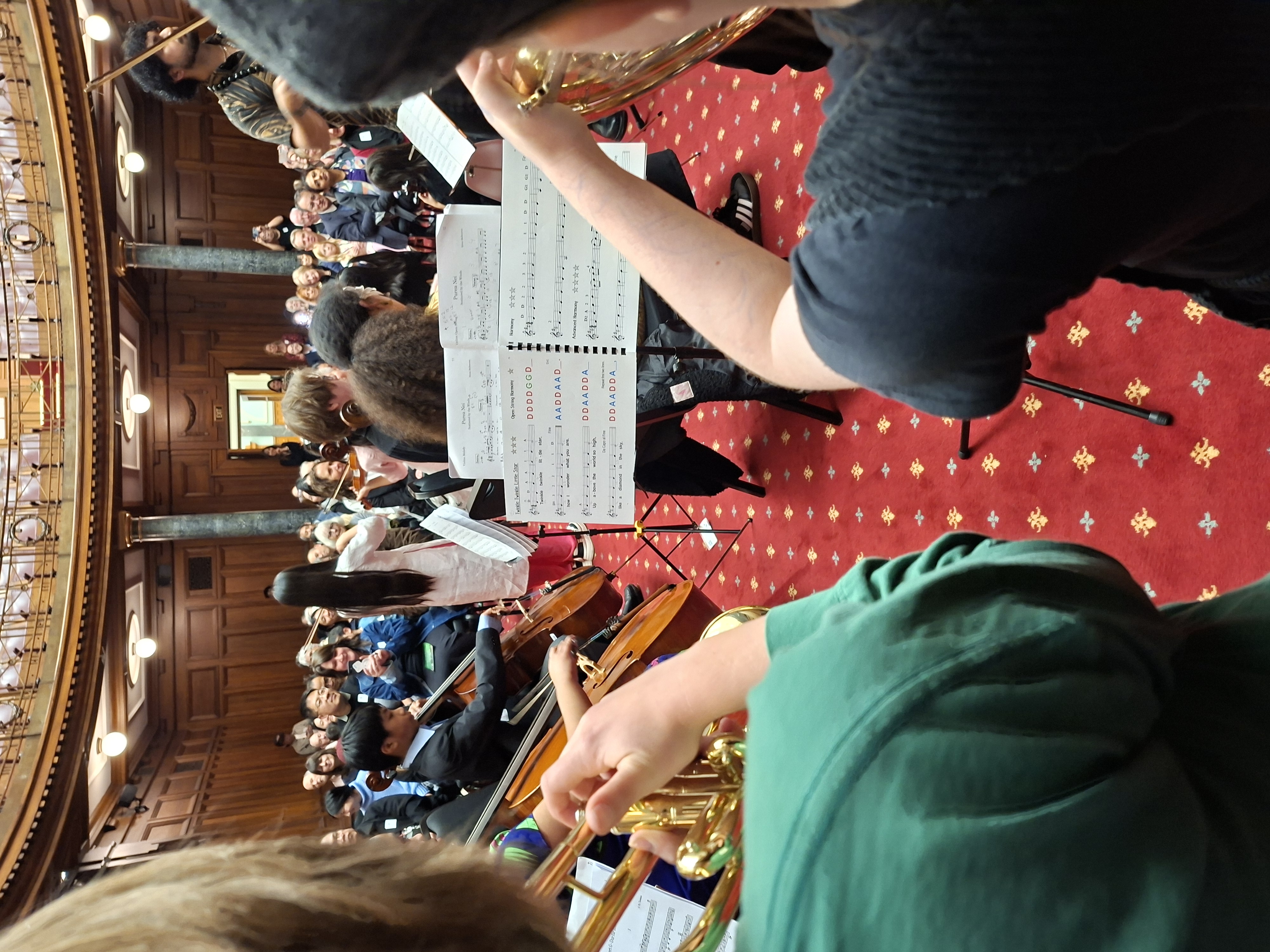 View of the LCC performance from the brass section